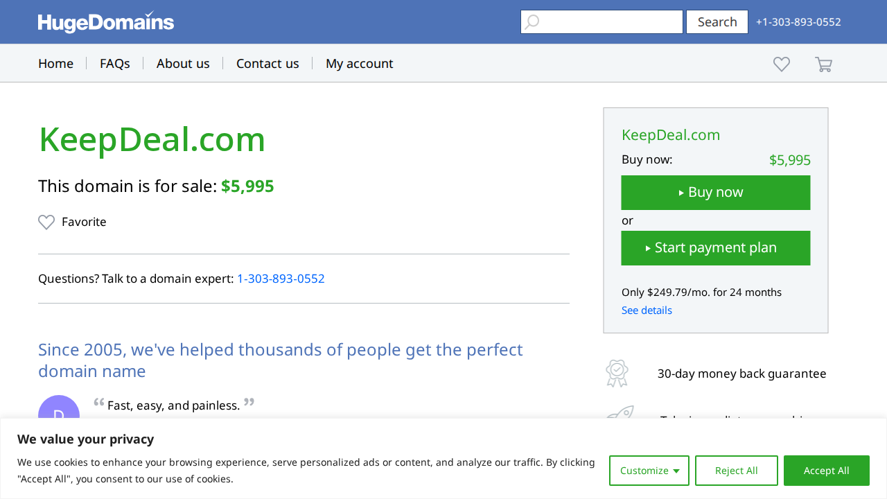 keepdeal.com